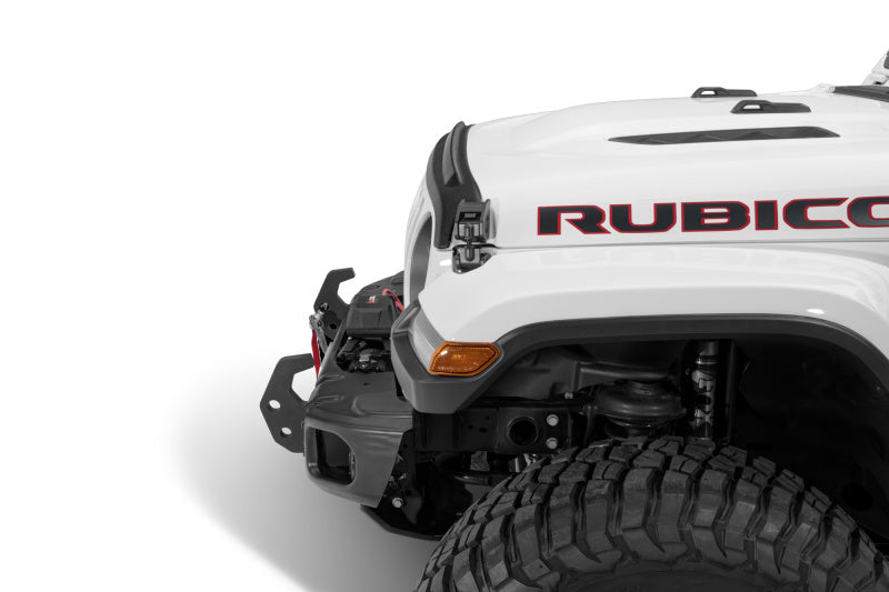 Load image into Gallery viewer, AVS 2018+ Jeep Wrangler (JL) 2dr/4dr Aeroskin II Textured Low Profile Hood Shield - Black
