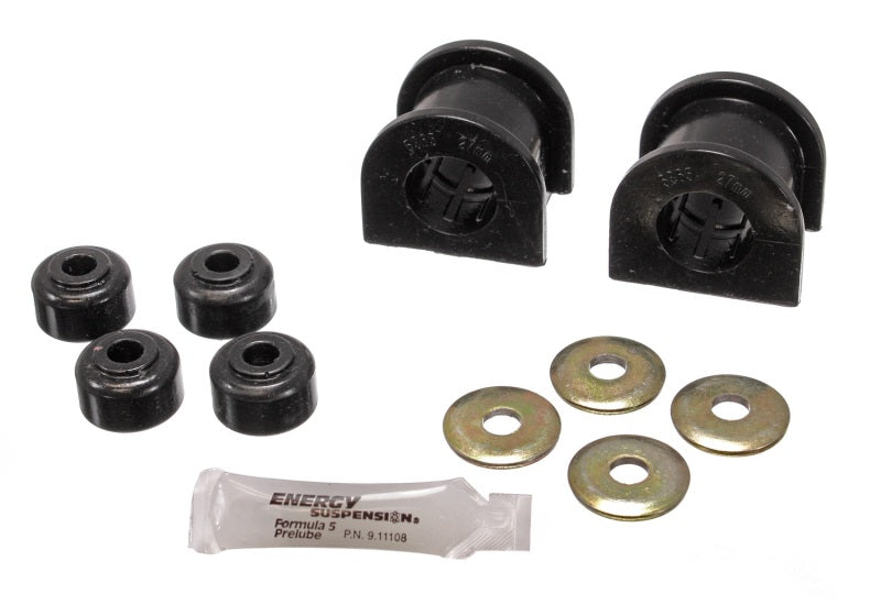 Load image into Gallery viewer, Energy Suspension 6/95-04 Toyota Pickup 4WD (Exc T-100/Tundra) Blk 26mm Front Sway Bar Bushing Set
