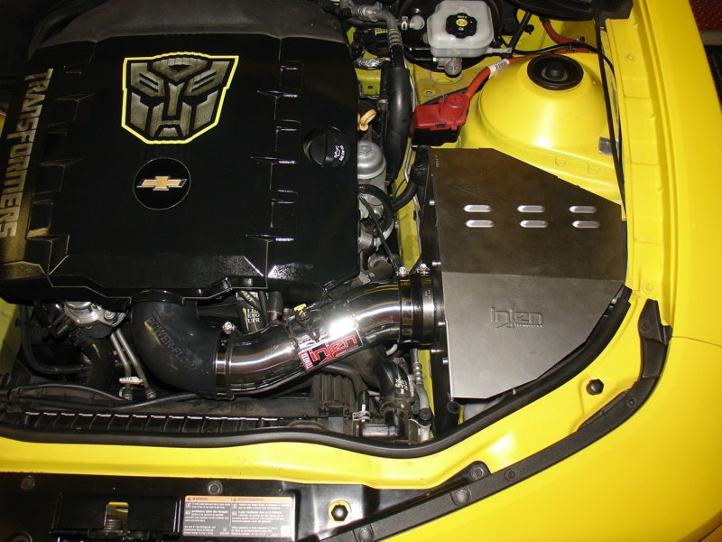 Load image into Gallery viewer, Injen 10 Camaro 3.6L V6 Wrinkle Black Power-Flow Short Ram Air Intake System
