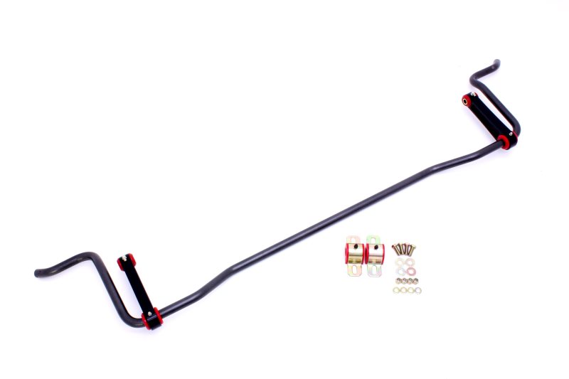 Load image into Gallery viewer, BMR 05-10 S197 Mustang Rear Solid 22mm Sway Bar Kit w/ Bushings &amp; Billet Links - Black Hammertone
