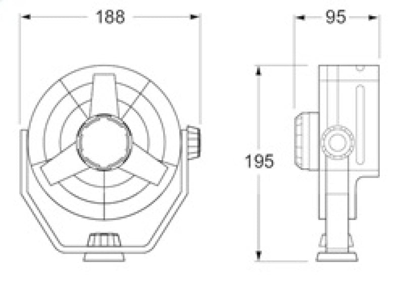 Load image into Gallery viewer, Hella Fan Turbo 2Speed 12V Blk
