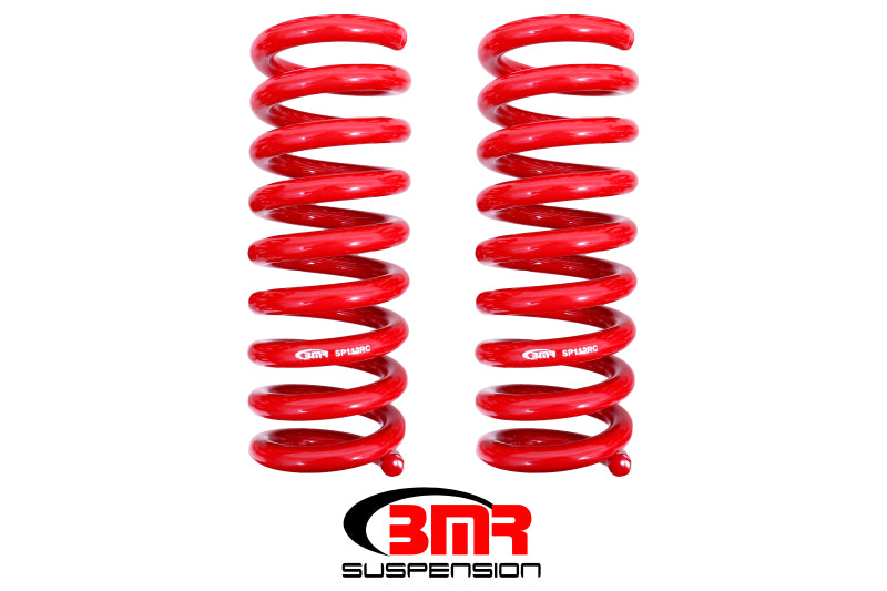 Load image into Gallery viewer, BMR 08-18 Dodge Challenger Rear Lowering Springs 1.25in Drop Performance Version - Red
