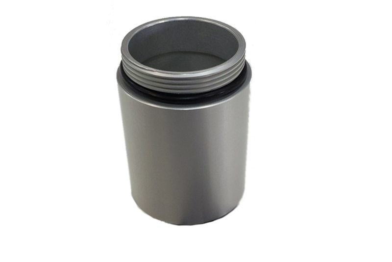 Load image into Gallery viewer, J&amp;L 11-19 Ford F-150 2.7L/3.5L/5.0L Passenger Side Oil Separator 3.0 Cannister Extension - Clear
