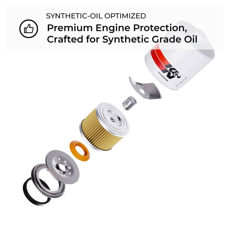 Load image into Gallery viewer, K&amp;N Buick / Chevrolet / Oldsmobile Performance Gold Oil Filter
