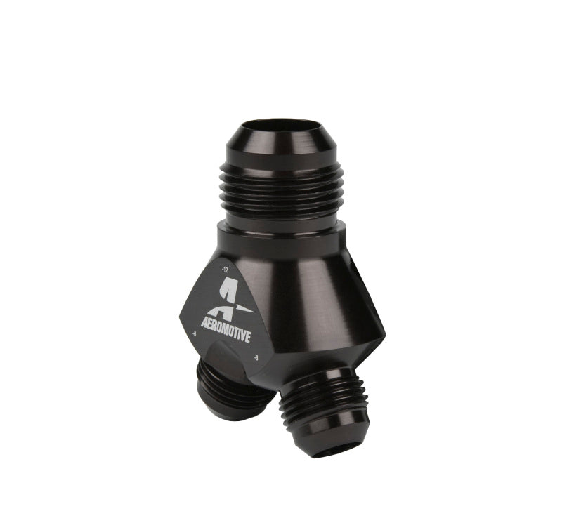 Load image into Gallery viewer, Aeromotive Y-Block - AN-12 - 2x AN-08
