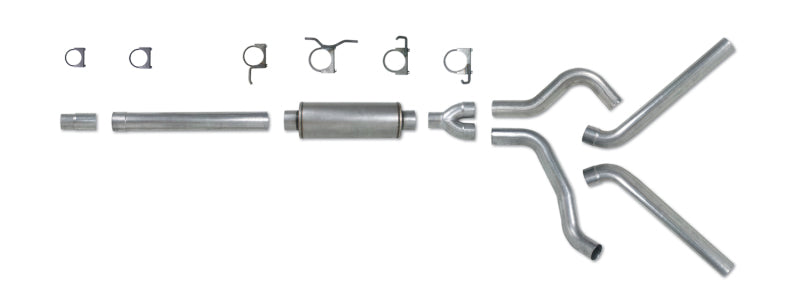 Load image into Gallery viewer, Diamond Eye KIT 4in Catback DUAL SS: 94-97 FORD 7.3L F250/F350 PWRSTROKE
