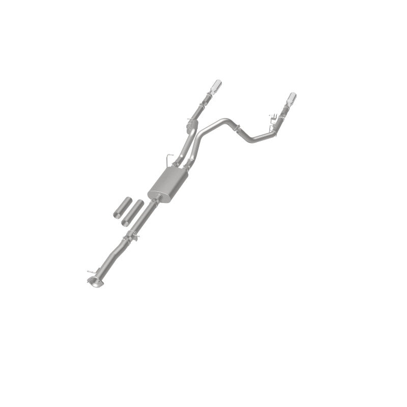 Load image into Gallery viewer, MagnaFlow Stainless Cat-Back Exhaust 2015 Chevy Silverado 2500HD 6.0L Dual Split Rear Exit 4in
