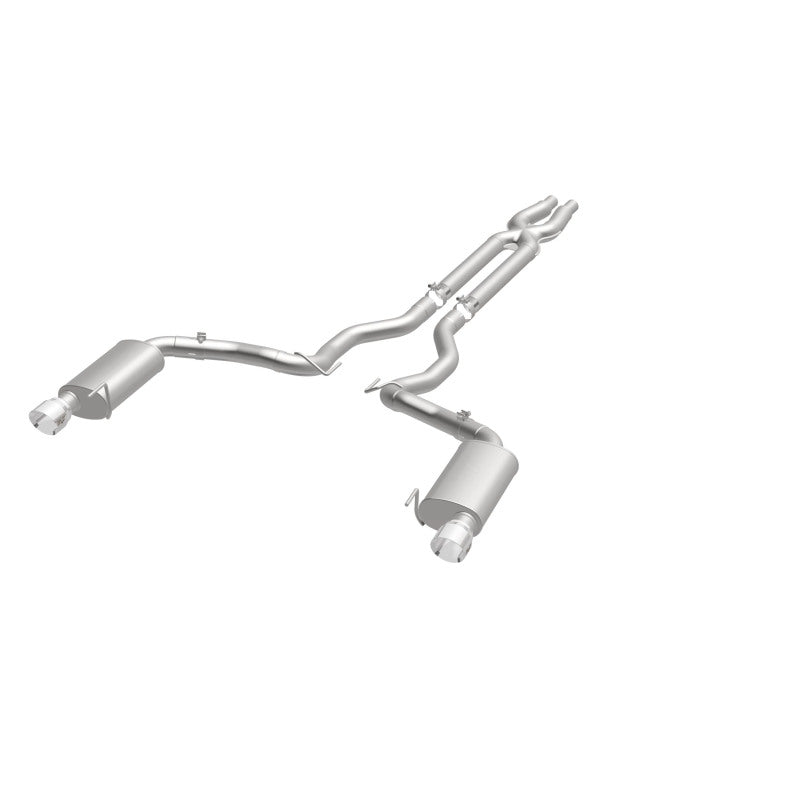 Load image into Gallery viewer, MagnaFlow Cat Back, SS, 3in, Street, Dual Split Polished 4.5in Tips 2015 Ford Mustang GT V8 5.0L
