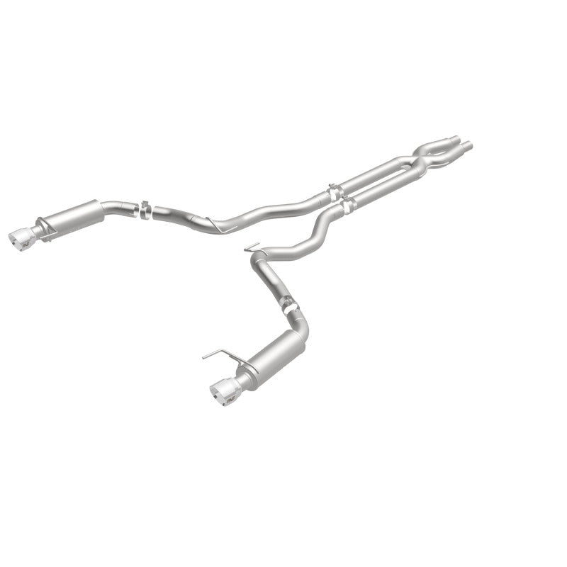 Load image into Gallery viewer, MagnaFlow Cat Back, SS, 3in, Competition, Dual Split Polished 4.5in Tips 2015 Ford Mustang GT V8 5.0

