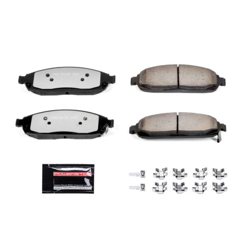 Load image into Gallery viewer, Power Stop 06-10 Jeep Commander Front Z36 Truck &amp; Tow Brake Pads w/Hardware
