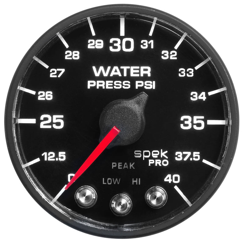 Load image into Gallery viewer, Autometer Spek-Pro - Nascar 2-1/16in Water Press 0- 40 psi Bfb
