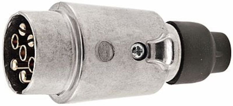 Load image into Gallery viewer, Hella Plug 7Pole 12V Metal Housing

