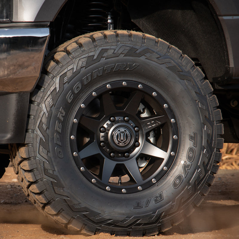 Load image into Gallery viewer, ICON Rebound HD 18x9 8x180 12mm Offset 5.5in BS 124.2mm Bore Satin Black Wheel
