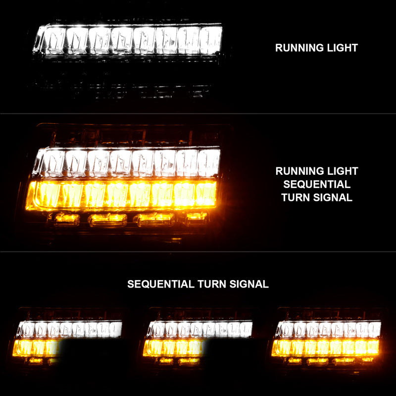 Load image into Gallery viewer, ANZO 2018-2021 Jeep Wrangler LED Side Markers Chrome Housing Clear Lens w/ Sequential Signal
