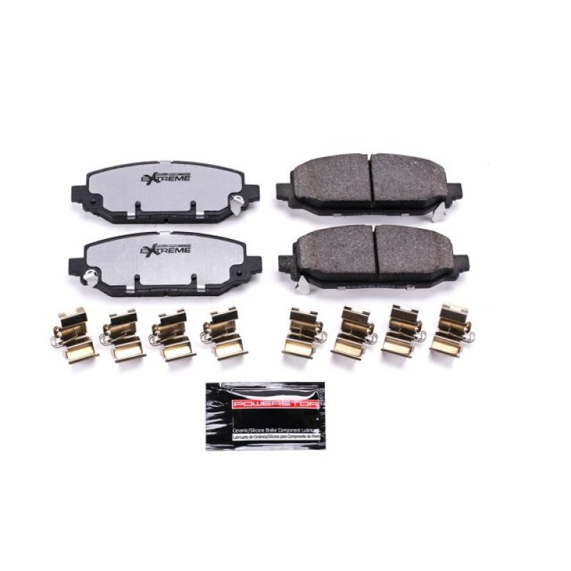 Load image into Gallery viewer, Power Stop 18-19 Jeep Wrangler Rear Z36 Truck &amp; Tow Brake Pads w/Hardware

