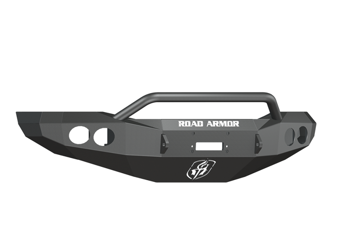 Road Armor 06-09 Dodge 2500 Stealth Front Winch Bumper w/Pre-Runner Guard - Tex Blk