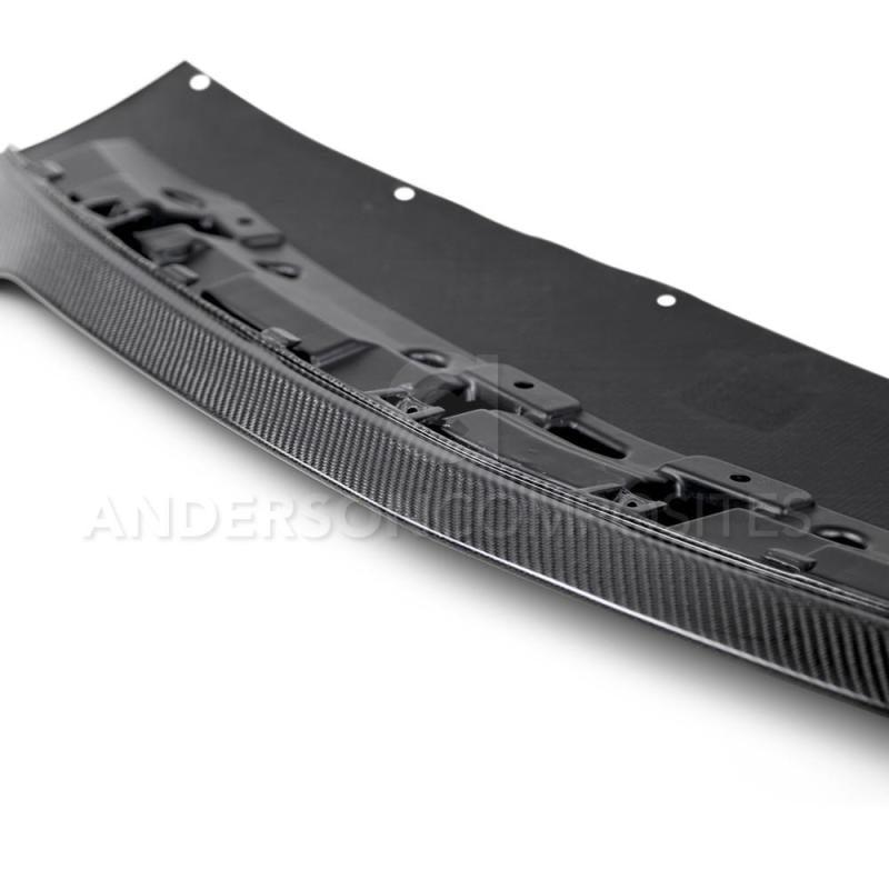 Load image into Gallery viewer, Anderson Composites 2015-2017 Ford Mustang Shelby GT350 Carbon Fiber Front Splitter (3 PC)
