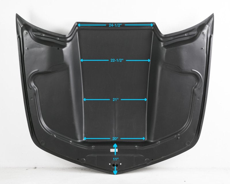 Load image into Gallery viewer, Anderson Composites 10-15 Chevrolet Camaro Type-COPO 3in Cowl Hood - Fiberglass
