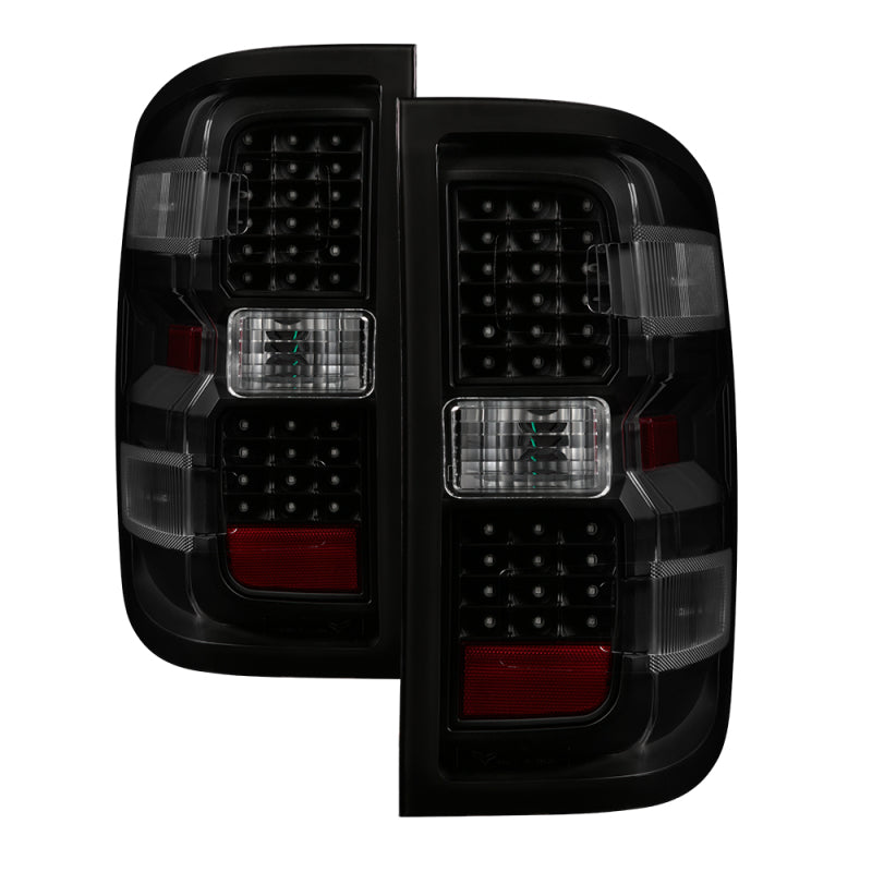 Load image into Gallery viewer, xTune Chevy 1500 14-16 / Silverado 2500HD/3500HD LED Tail Lights - Black Smoked ALT-JH-CS14-LED-BSM
