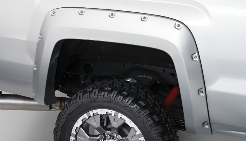 Load image into Gallery viewer, Bushwacker 15-18 GMC Sierra 2500 HD Pocket Style Flares 4pc 78.8/97.6in Bed - Black
