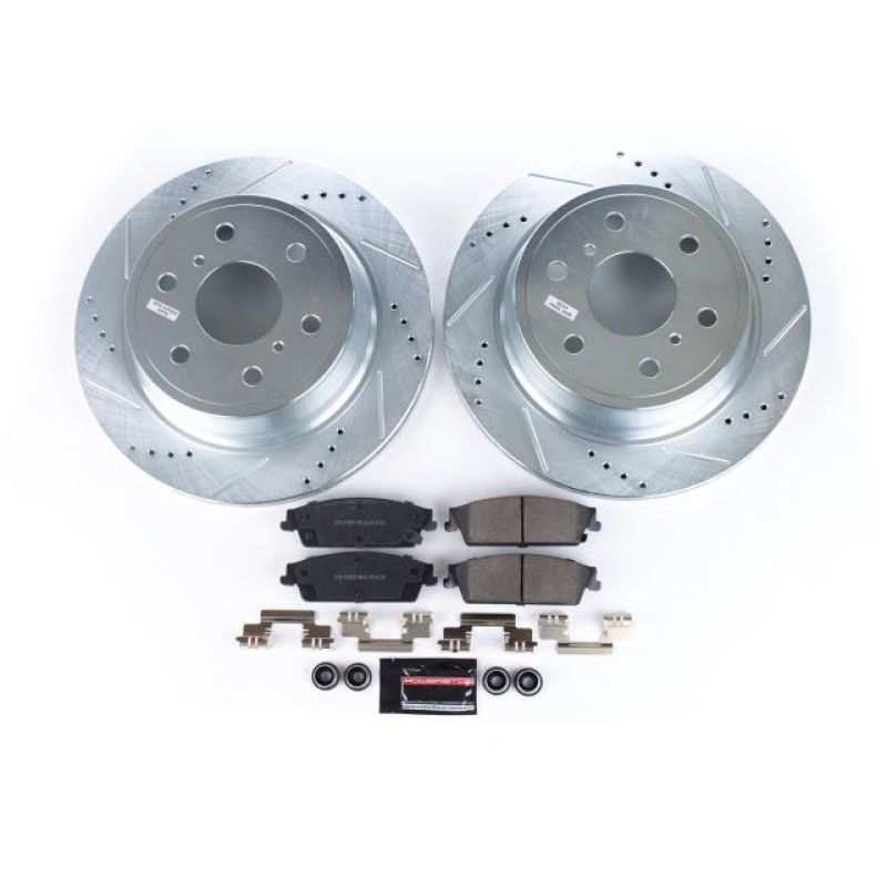 Load image into Gallery viewer, Power Stop 07-14 Cadillac Escalade Rear Z23 Evolution Sport Brake Kit
