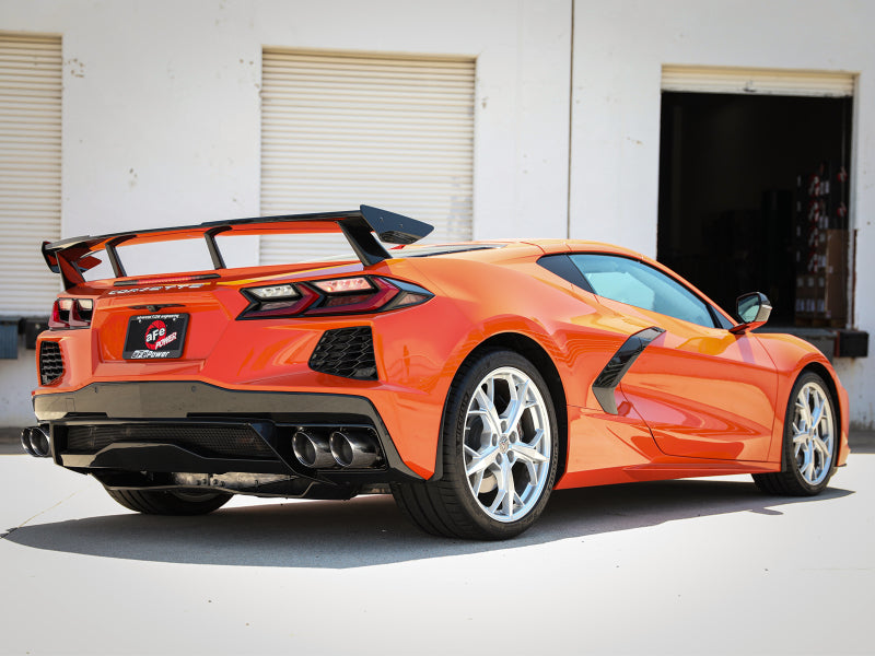 Load image into Gallery viewer, AFe MACH Force-Xp 304 Stainless Steel Cat-Back Exhaust Polished 2020 Chevrolet Corvette C8
