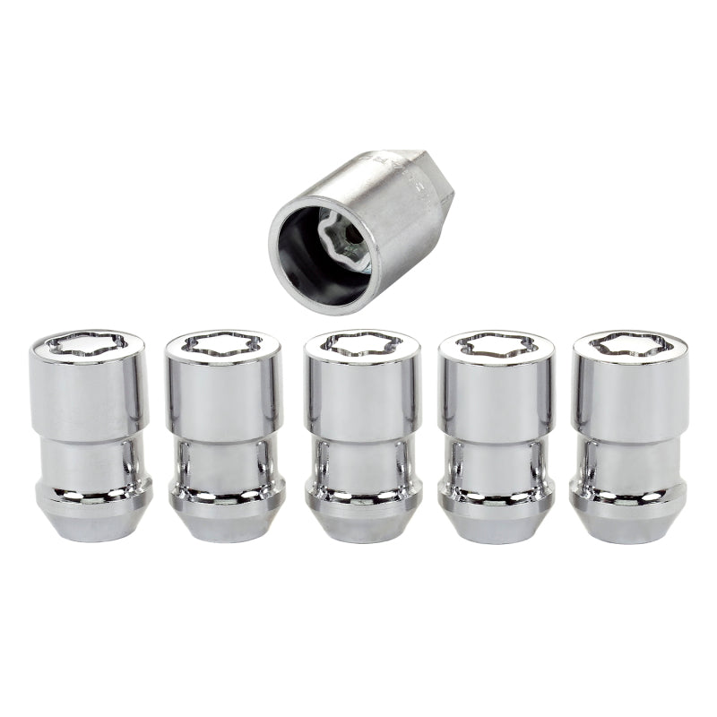 Load image into Gallery viewer, McGard Wheel Lock Nut Set - 5pk. (Cone Seat) M12X1.5 / 3/4 Hex / 1.46in. Length - Chrome
