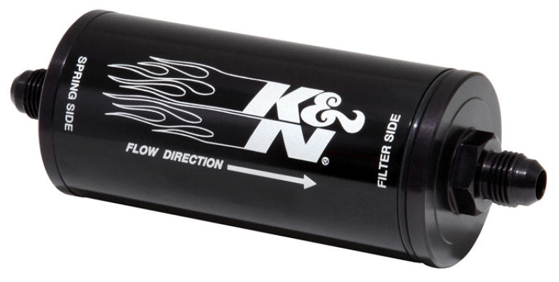 Load image into Gallery viewer, K&amp;N 2in OD x 6in L 6AN 25 Micron In-Line Fuel/Oil Filter

