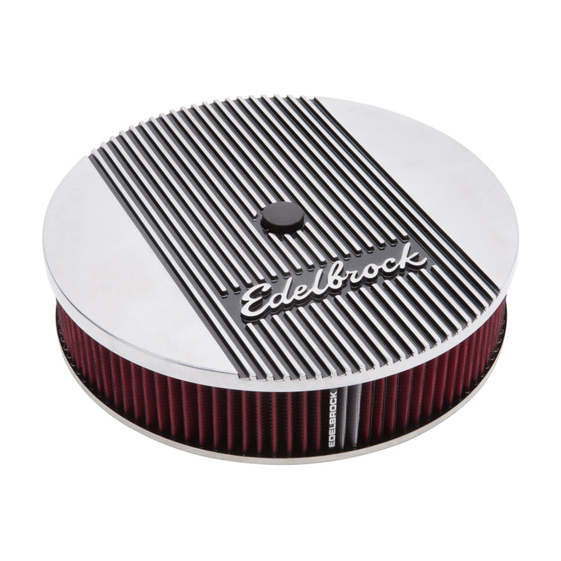 Load image into Gallery viewer, Edelbrock Air Cleaner Elite II 14In Diameter w/ 3In Element Standard Height Polished
