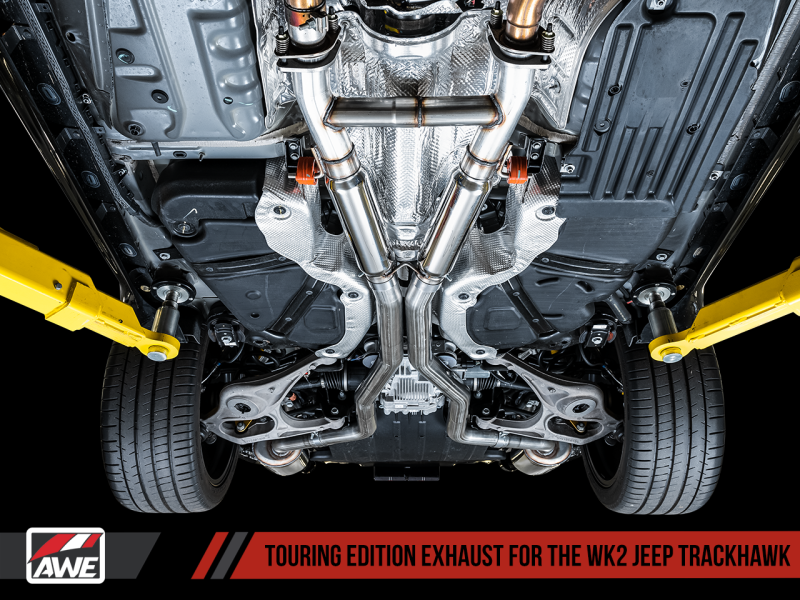 Load image into Gallery viewer, AWE Tuning 2020 Jeep Grand Cherokee SRT/Trackhawk Touring Edition Exhaust - Use w/Stock Tips
