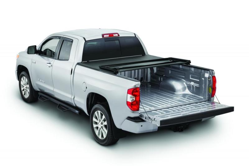Load image into Gallery viewer, Tonno Pro 04-15 Nissan Titan 5.5ft (Incl 42-498 Utility Track Kit) Tonno Fold Tri-Fold Tonneau Cover
