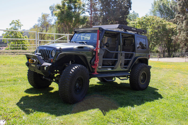 Load image into Gallery viewer, Go Rhino Jeep 07-18 Wrangler JK Trailline Replacement Rear Tube Door
