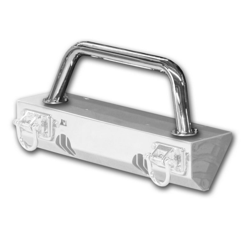 Load image into Gallery viewer, Rugged Ridge Stainless Overrider Hoop XHD Modular Front Bumper 07-18 Jeep Wrangler JK 2dr
