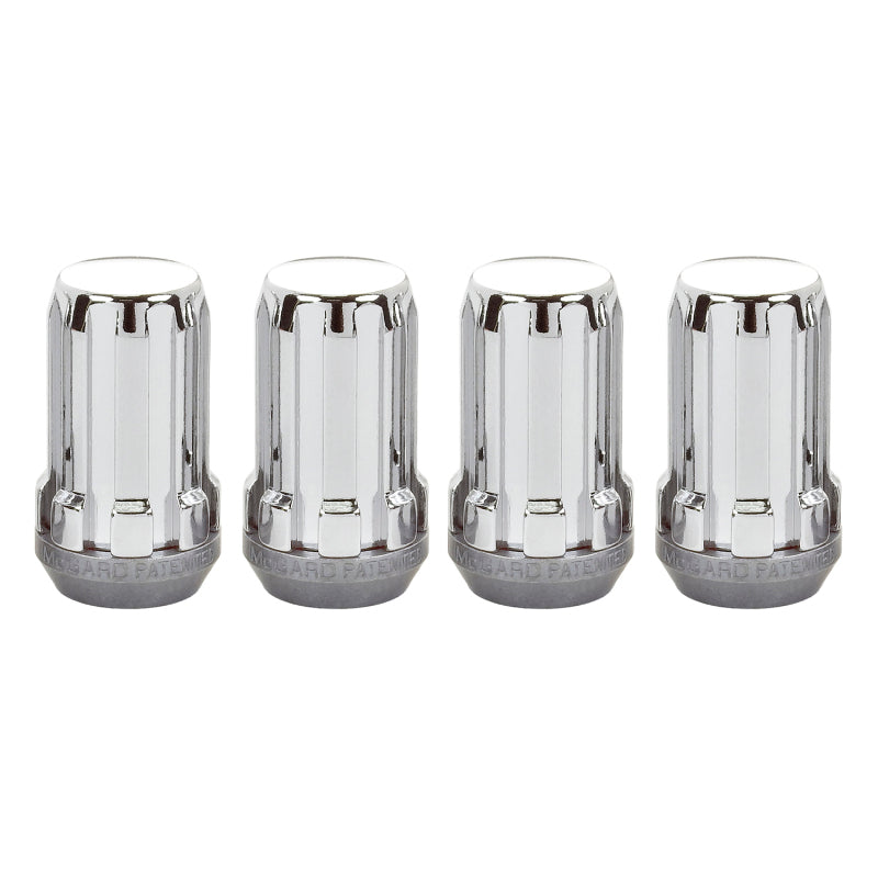 Load image into Gallery viewer, McGard SplineDrive Lug Nut (Cone Seat) M14X1.5 / 1.648in. Length (4-Pack) - Chrome (Req. Tool)
