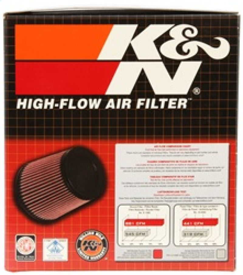 Load image into Gallery viewer, K&amp;N Universal Clamp-On Air Filter 3in FLG / 5in B / 4-1/2in T / 5in H
