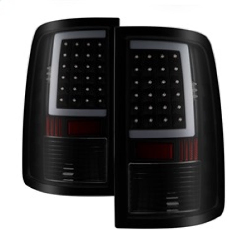 Load image into Gallery viewer, xTune 13-18 Dodge Ram 1500 (LED Model Only) LED Tail Lights - Blk Smk (ALT-ON-DRAM13V2-LBLED-BSM)
