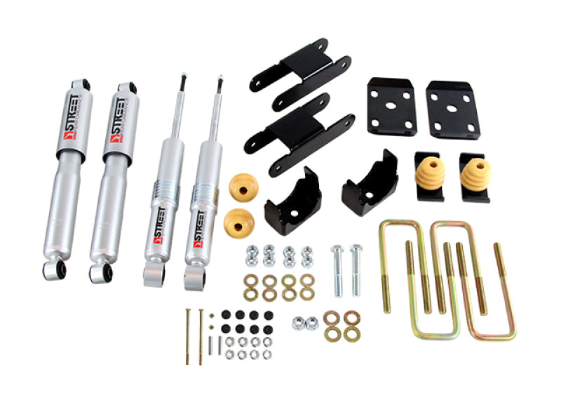 Load image into Gallery viewer, Belltech 2015 GM Colorado/Canyon Ext Cab Short Bed Lowering Kit w/ND II Shocks - 0-3in F/4in R Drop
