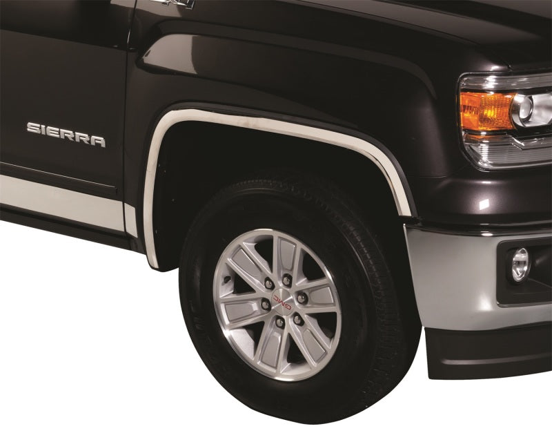 Load image into Gallery viewer, Putco 14-15 GMC Sierra LD - Full (Replaces or Fits on top of the OEM Fender trim) SS Fender Trim
