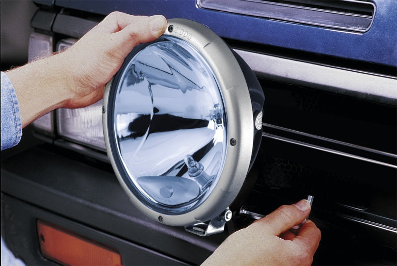 Load image into Gallery viewer, Hella Rallye 3000 Driving Blue H1 12V Halogen Lamp
