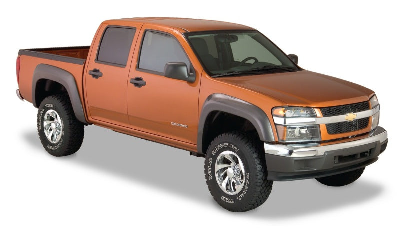 Load image into Gallery viewer, Bushwacker 04-12 GMC Canyon Extend-A-Fender Style Flares 2pc 61.1/72.8in Bed - Black
