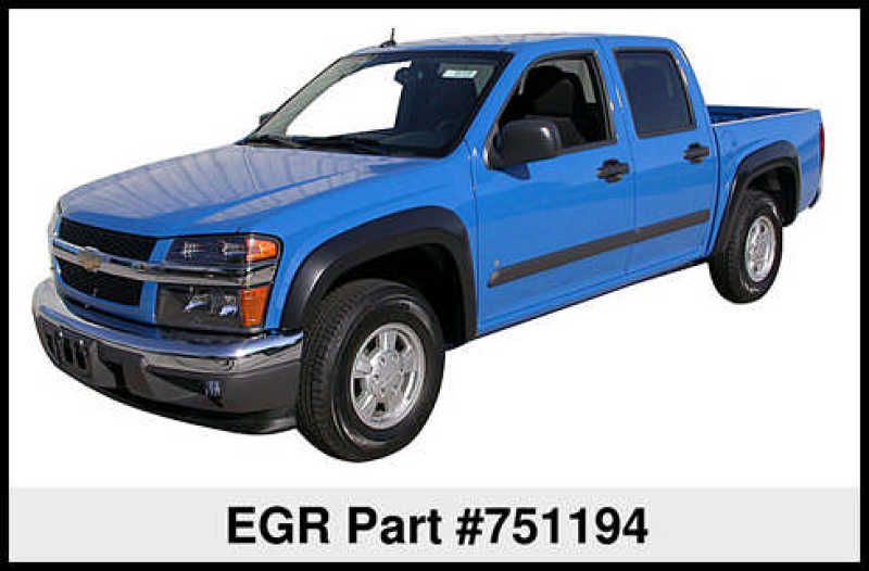 Load image into Gallery viewer, EGR 04-12 Chevy Colorado/GMC Canyon Rugged Look Fender Flares - Set (751194)
