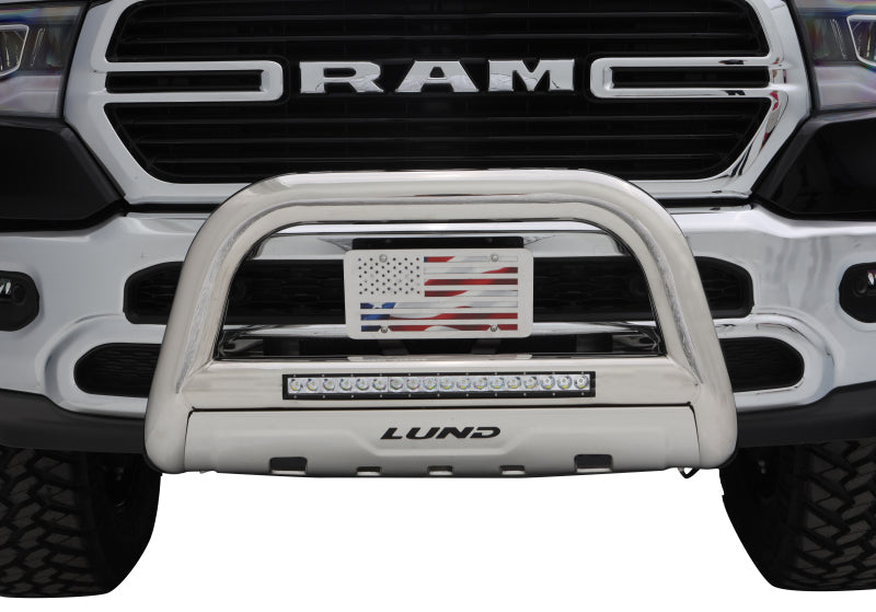 Load image into Gallery viewer, Lund 09-17 Dodge Ram 1500 (Excl. Rebel Models) Bull Bar w/Light &amp; Wiring - Polished
