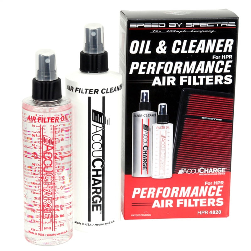 Load image into Gallery viewer, Spectre Accucharge Kit for HPR Filters (Includes 12oz. Cleaner / 8oz. Oil)
