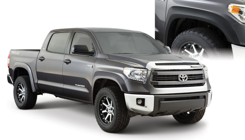 Load image into Gallery viewer, Bushwacker 14-18 Toyota Tundra Fleetside Extend-A-Fender Style Flares 4pc - Black
