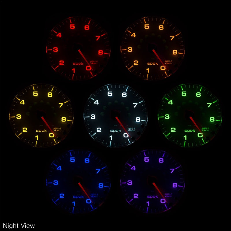 Load image into Gallery viewer, Autometer Spek-Pro Gauge Fuel Level 2 1/16in 0-270 Programmable Blk/Smoke/Blk
