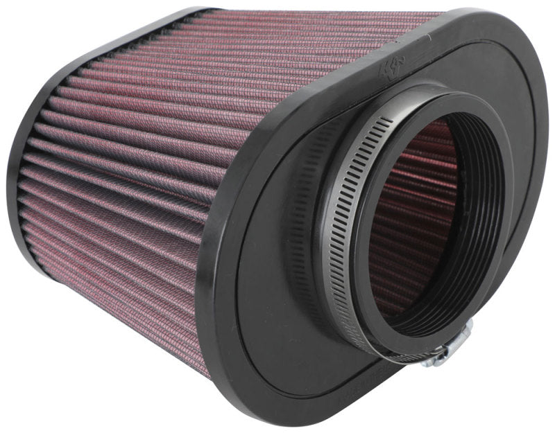 Load image into Gallery viewer, K&amp;N Universal Clamp-On Air Filter 3.5in Flg ID x 8.5x5.25in B OD x 6.25x4in T OD x 5.5in H
