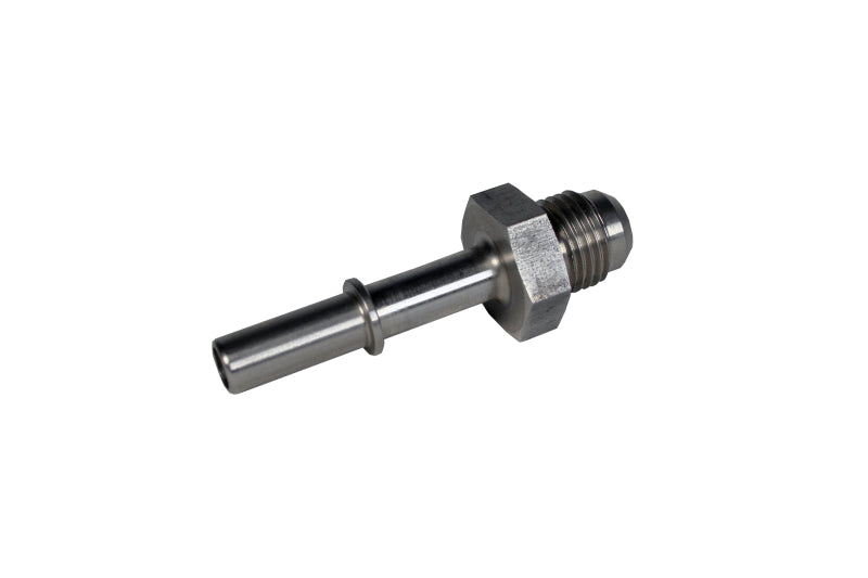 Load image into Gallery viewer, Aeromotive Ford OE Pressure Line - 5/16in Male Quick Connect to -6 AN male (Male OE filter coupler)
