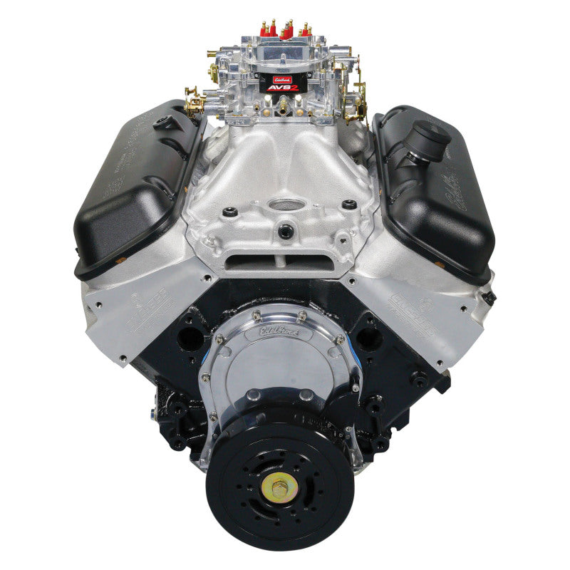 Load image into Gallery viewer, Edelbrock Crate Engine Edelbrock/Pat Musi 555 RPM XT BBC 675 HP Stock Exhaust Port Location
