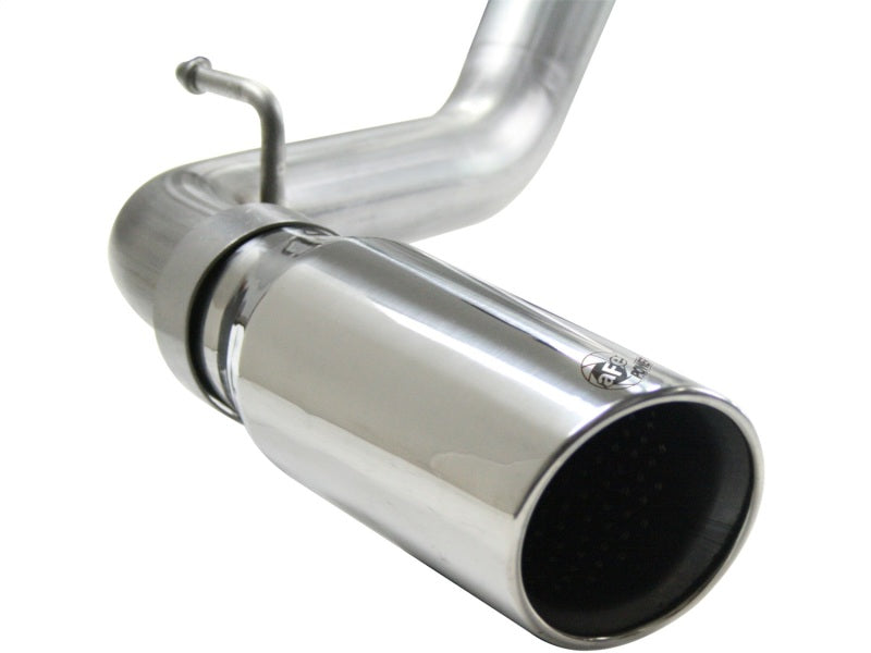Load image into Gallery viewer, aFe MACHForce XP 2.5in 409SS Cat Back Exhaust w/ 304SS Polished Tip 05-13 Toyota Tacoma V6 4.0L
