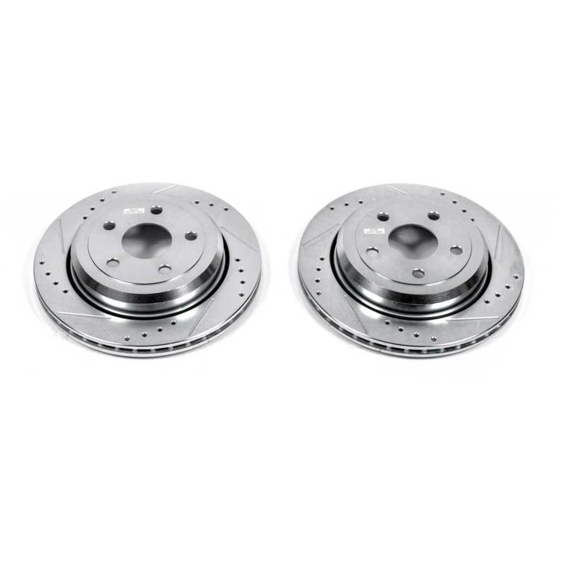 Load image into Gallery viewer, Power Stop 11-19 Dodge Durango Rear Evolution Drilled &amp; Slotted Rotors - Pair
